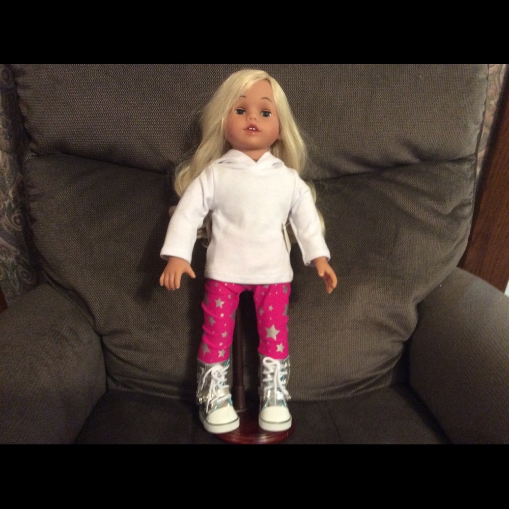 Two piece for American doll including boots